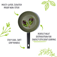Eco Batch Cooking 7 Piece Set: Frying Pan, Stockpot & Meal Prep Container