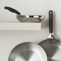 Made to Last: Stainless Steel Frying Pan and Saucepan Set - 5 Piece