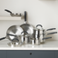 Made to Last: Stainless Steel Frying Pan and Saucepan Set - 5 Piece