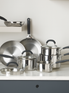 Made to Last: Stainless Steel Frying Pan and Saucepan Set - 5 Piece