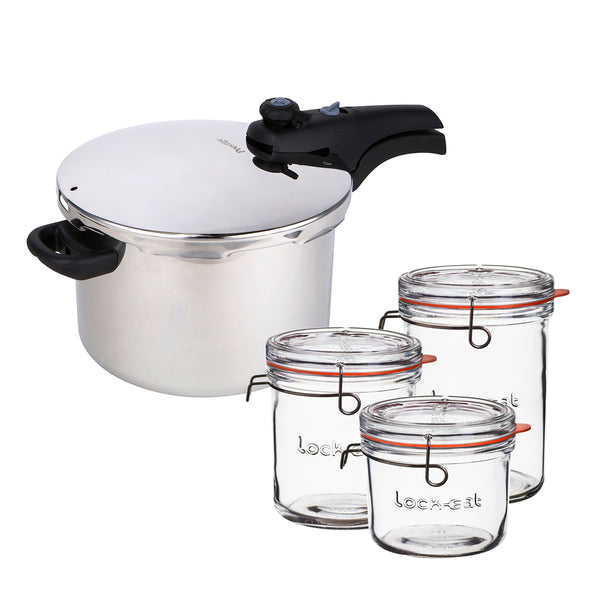 Batch Cooking Kits: Induction Pressure Cooker & Jam Jars
