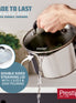 Made to Last: Stainless Steel Frying Pan and Saucepan Set - 5 Piece