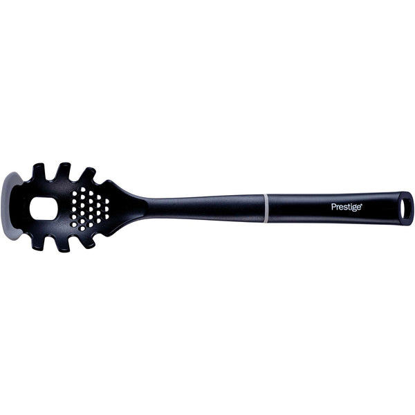 2-in-1 Kitchen Utensil - Pasta Server with Silicone Edge on white background