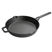 Pre-Seasoned Cast Iron 26cm Open Skillet