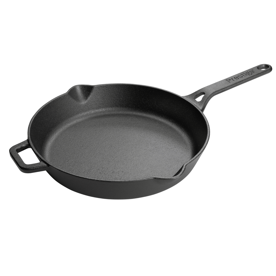Pre-Seasoned Cast Iron 26cm Open Skillet