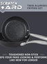 Long lasting frying pan set features toughened non stick to keep your pans looking & performing like new for longer