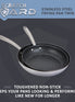 Scratch Guard: Stainless Steel Non-Stick Induction Frying Pans - Twin Pack