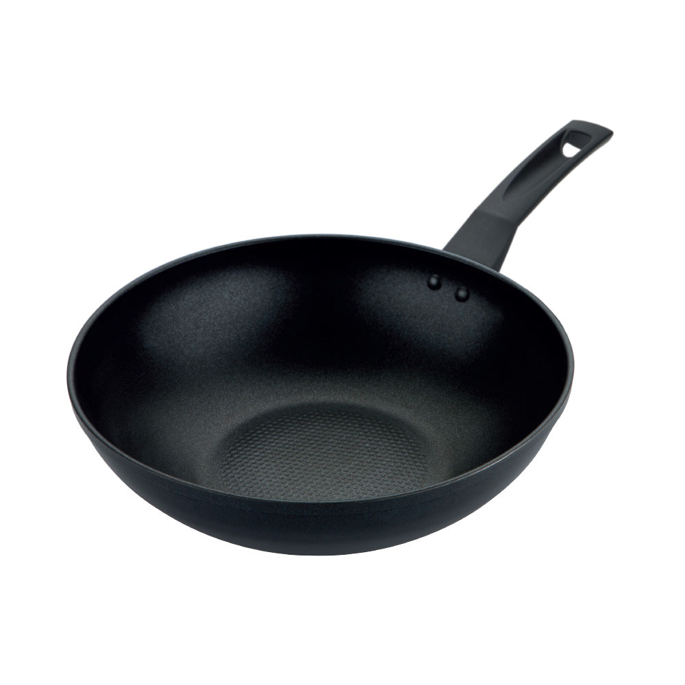 9 X Tougher Non Stick Stir Fry Wok 29cm
