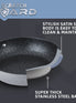 Scratch Guard: Stainless Steel Non-Stick Induction Frying Pans - Twin Pack