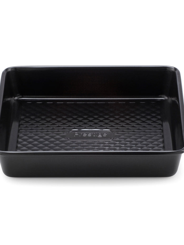 Prestige Inspire non stick brownie tin. Easy food release & cleaning. Dishwasher & freezer safe.