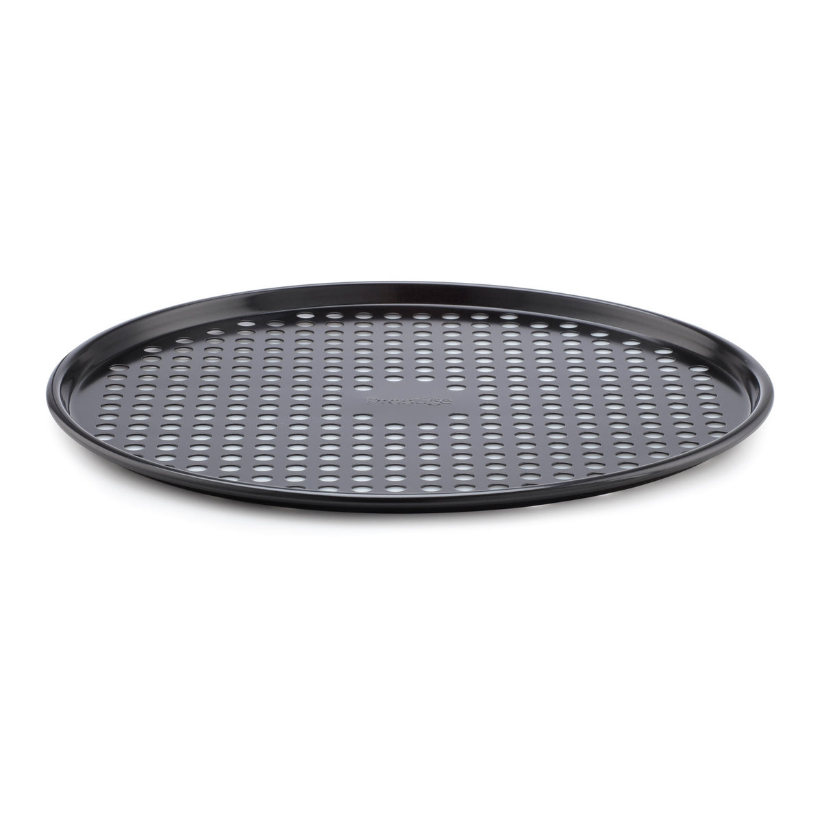 Prestige's Inspire non stick pizza oven tray - the perfect pizza crisper for take-away style pizzas at home!