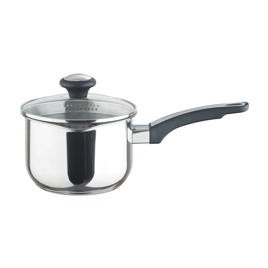 Prestige Cook & Strain - the best stainless steel saucepan set! Comes with lid with built in straining 