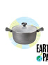 Earth Pan: Ceramic Non-Stick Stockpot With Lid - 7.7L/28cm