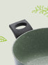 Prestige Eco non stick stock pot features stay cool handles. 