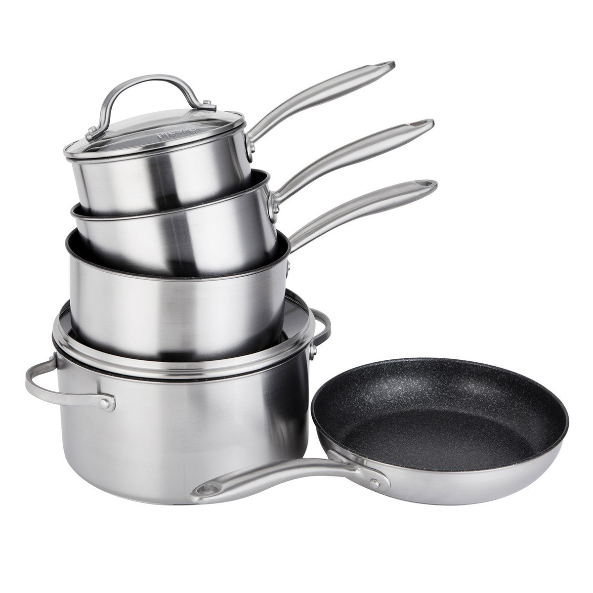 Scratch Guard: Complete Non-Stick Stainless Steel Pan Set