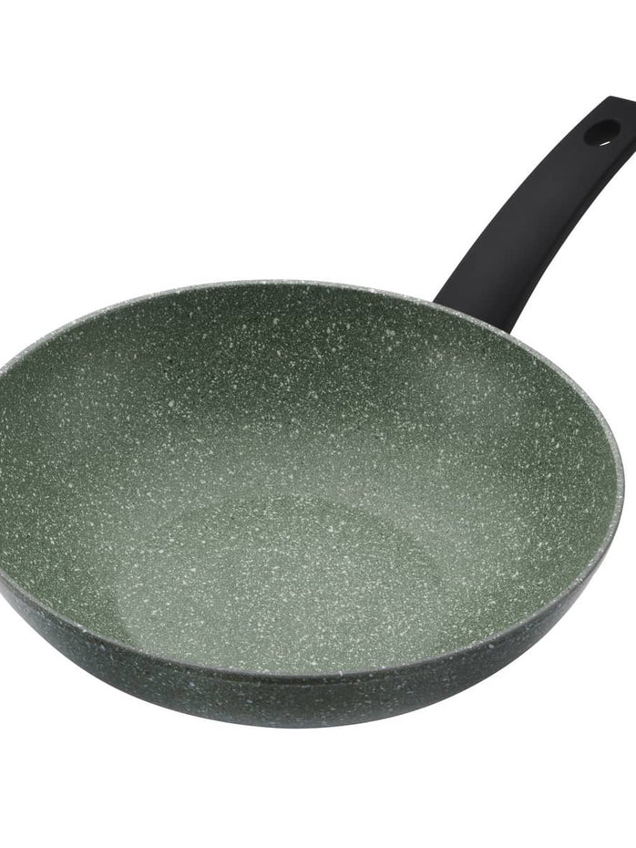Prestige Eco PFOA free pan. Non stick wok for induction hob. Scratch resistant. 1 tree planted with every sale.