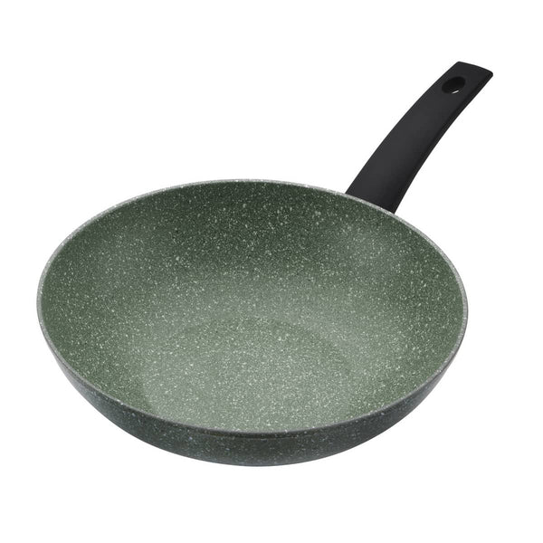 Prestige Eco PFOA free pan. Non stick wok for induction hob. Scratch resistant. 1 tree planted with every sale.