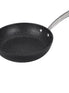 The stone effect frying pan interior features advanced anti-scratch technology & ultra durable, three layer non stick for fuss free cooking.  The triple layer non stick coating stays where it belongs for healthier mealtimes. Scratch Guard by Prestige.