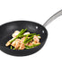 The matte black hybrid ceramic non stick frying pan exterior is combined with stone effect triple layer non stick coating interior, for fuss free cooking and easy clean up