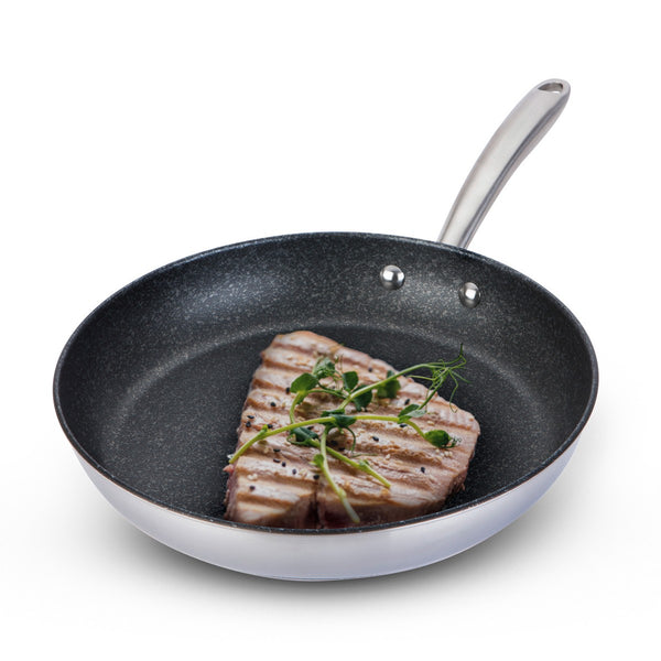 Scratch Guard Non Stick Stainless Steel Frying Pan