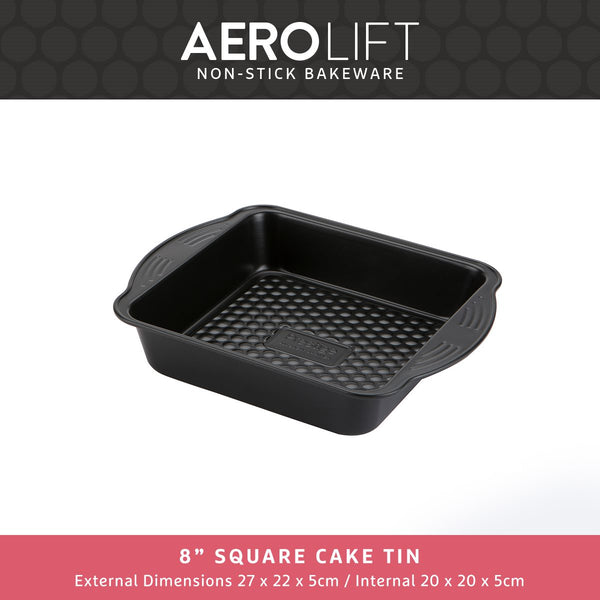 8 inch on sale square cake tin