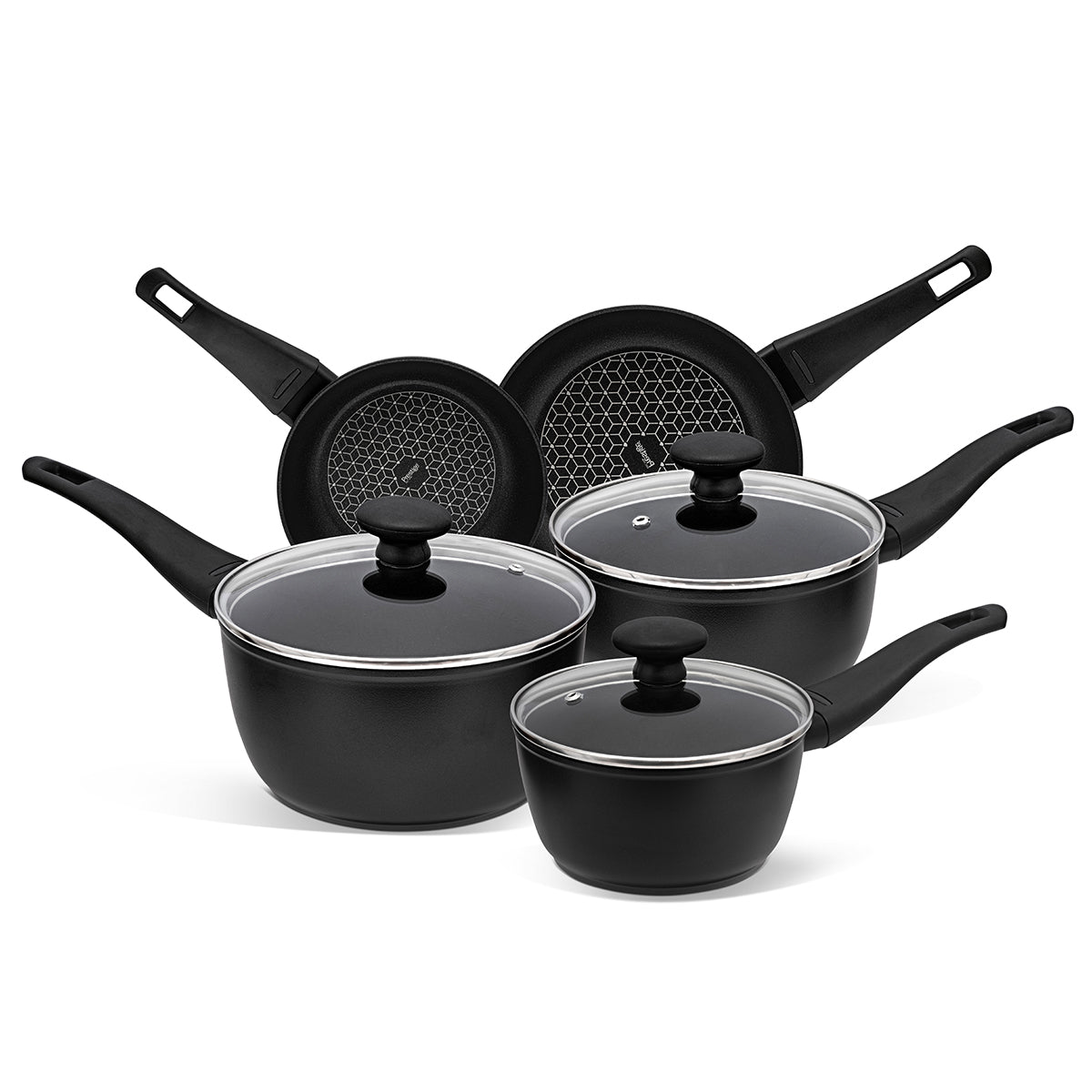 Thermo Smart Heat Indicator Non Stick Saucepan & Frying Pan Set 5 Pieces