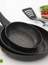 Thermo Smart Non Stick Saucepan set includes 3 saucepans & 2 frying pans for every mealtime imaginable!