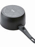 Best saucepan sets: Prestige Thermo Smart 5 Piece Non Stick Saucepan Set with heat indicator on handle. PFOA free.